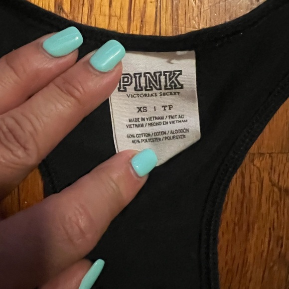 PINK Victoria’s Secret Racerback Sequined Tank - Picture 3 of 4